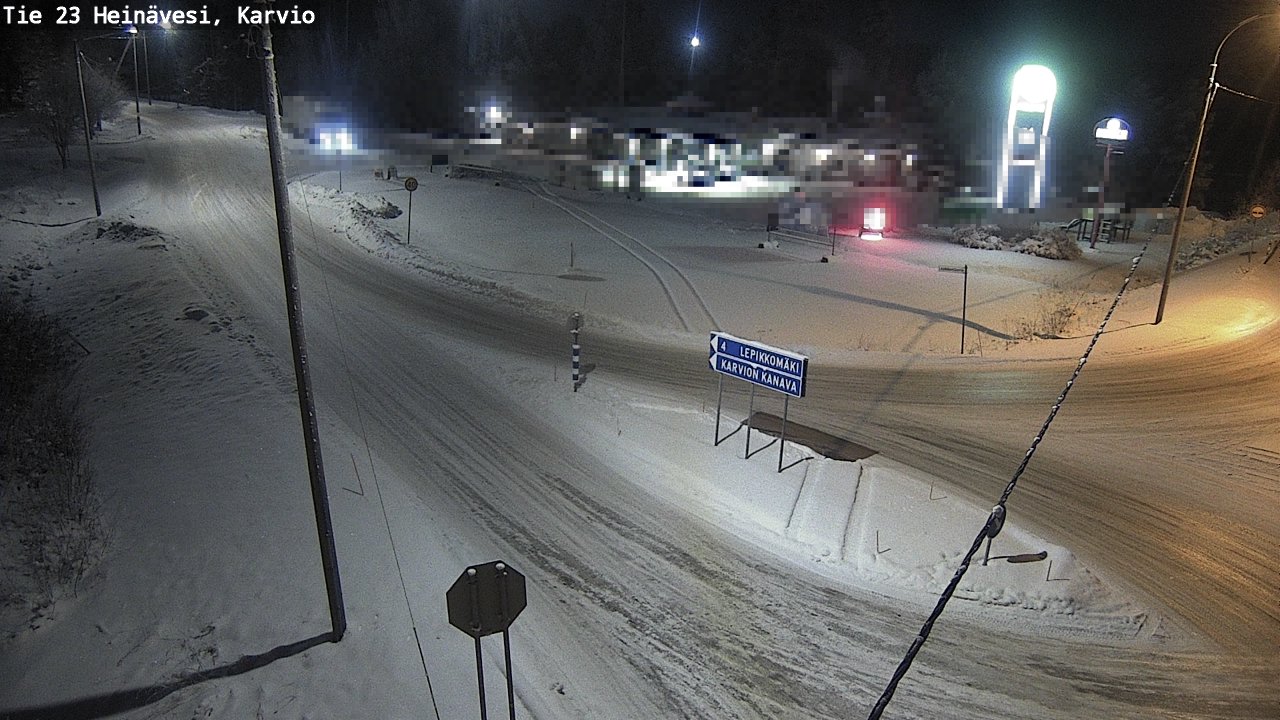 Weather Camera Image Road 23 Heinävesi, Karvio, Heinävesi, Pohjois-Karjala