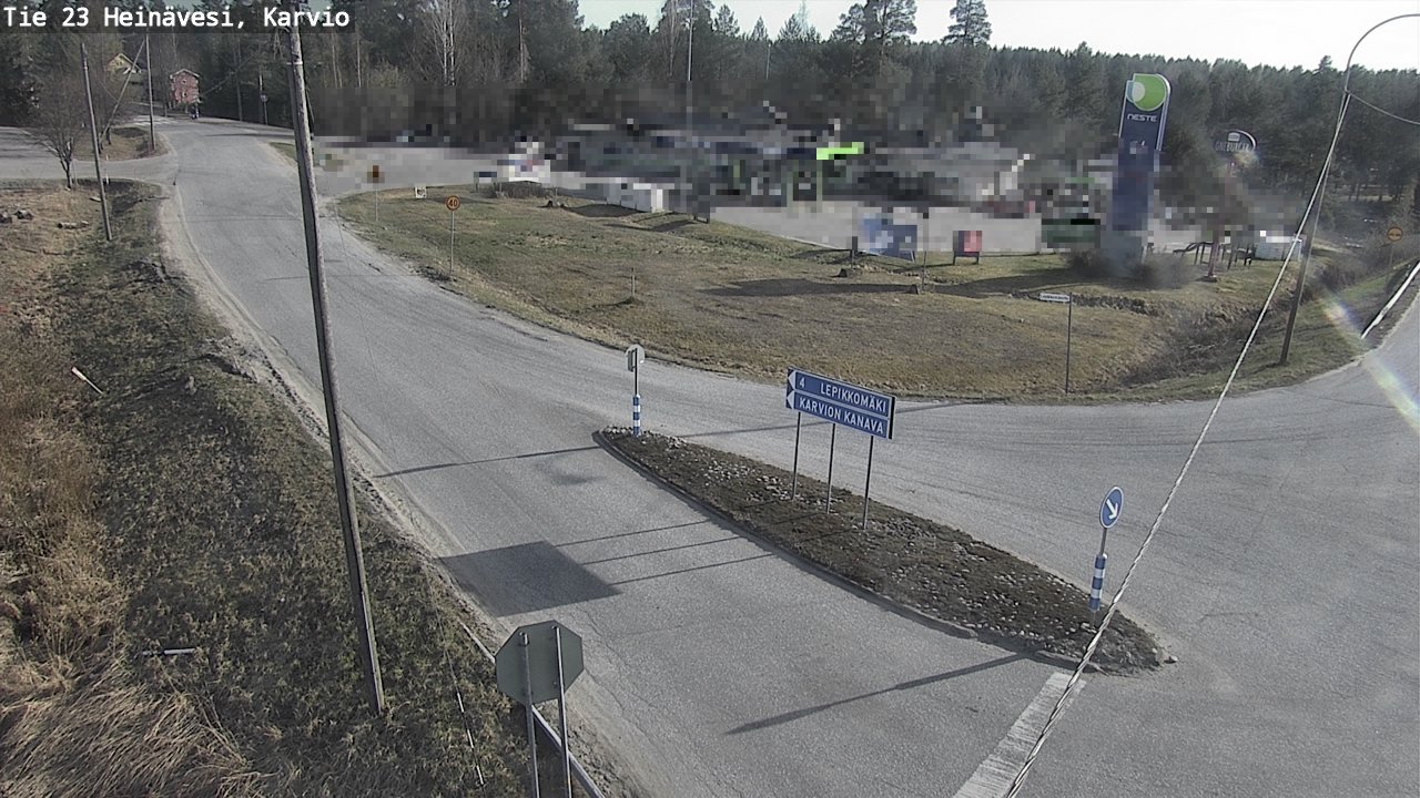 Weather Camera Image Road 23 Heinävesi, Karvio, Heinävesi, Pohjois-Karjala