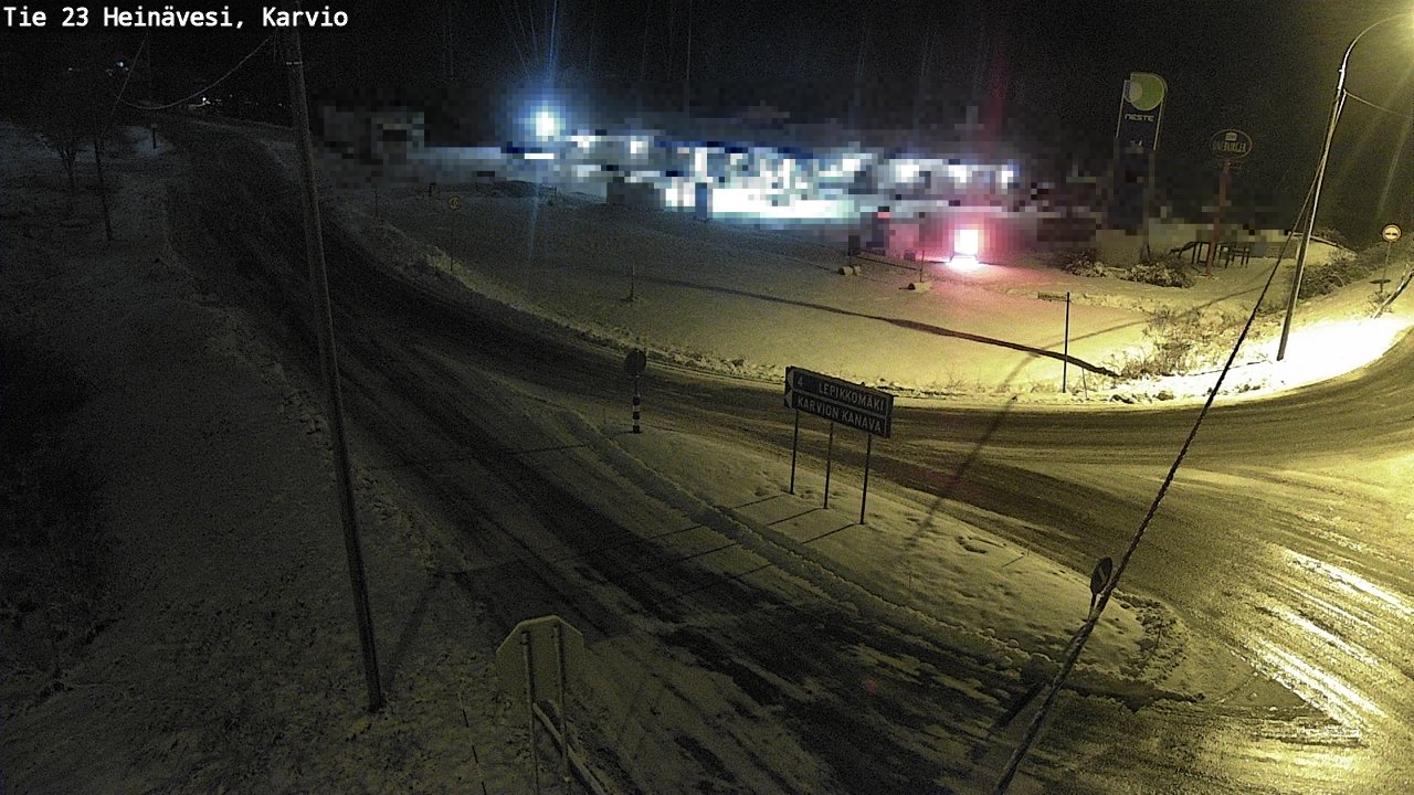 Weather Camera Image Väg 23 Heinävesi, Karvio, Heinävesi, Pohjois-Karjala