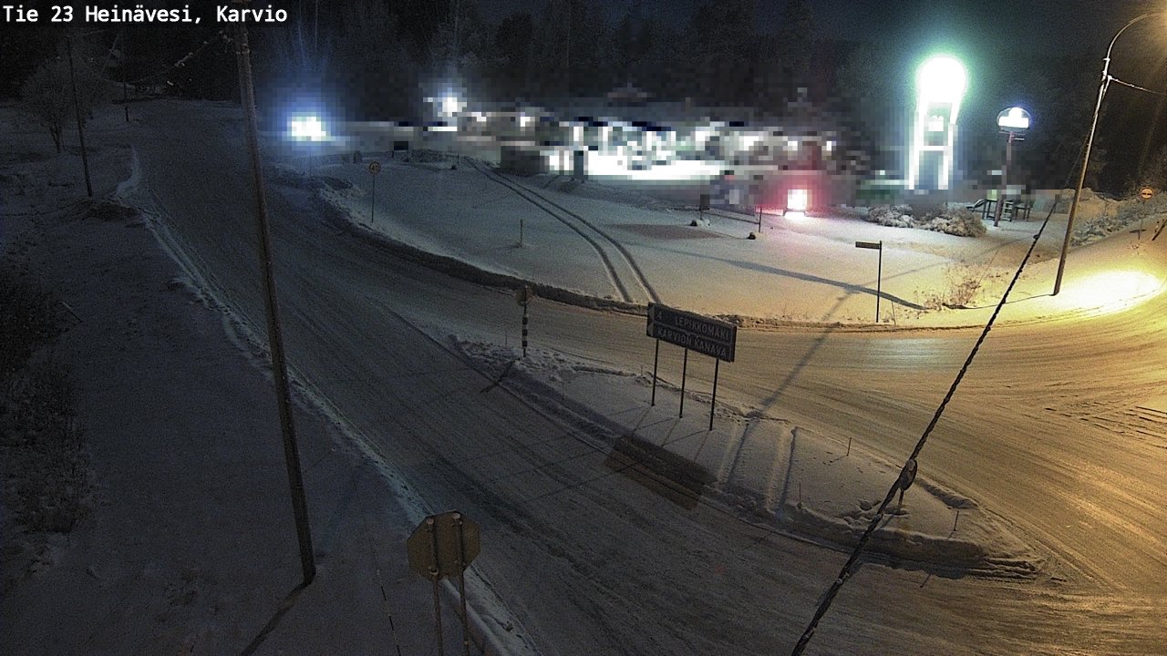 Weather Camera Image Road 23 Heinävesi, Karvio, Heinävesi, Pohjois-Karjala