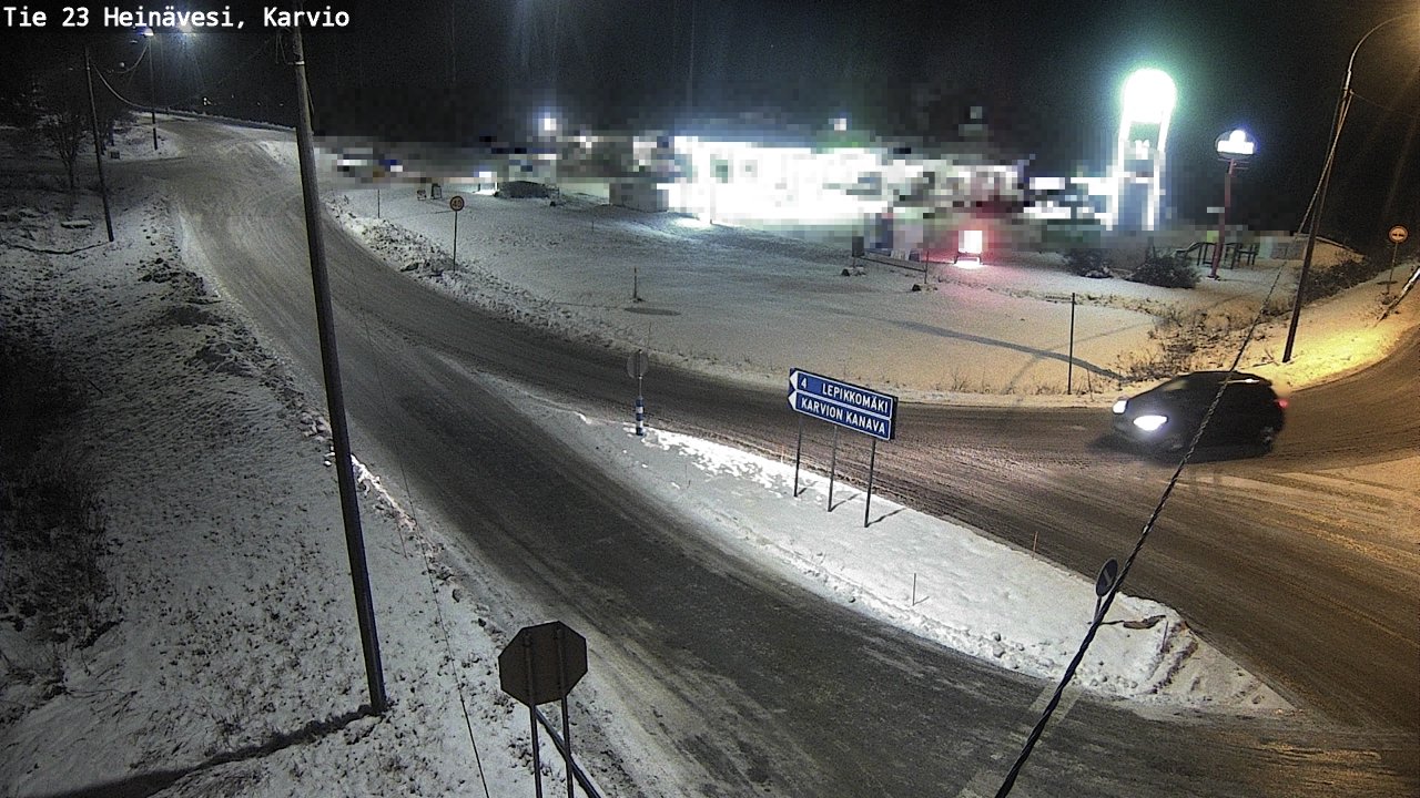 Weather Camera Image Väg 23 Heinävesi, Karvio, Heinävesi, Pohjois-Karjala