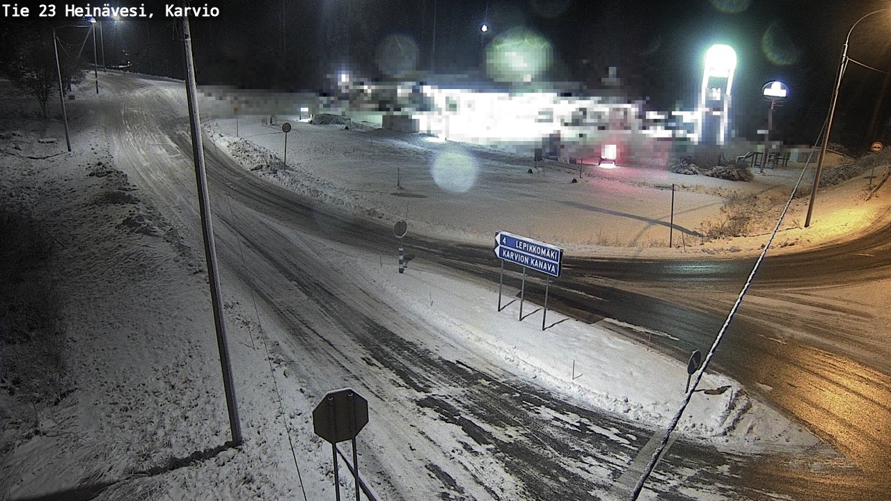 Weather Camera Image Väg 23 Heinävesi, Karvio, Heinävesi, Pohjois-Karjala