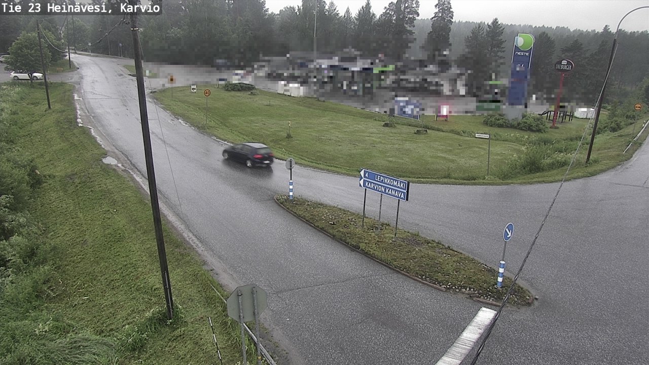 Weather Camera Image Road 23 Heinävesi, Karvio, Heinävesi, Pohjois-Karjala