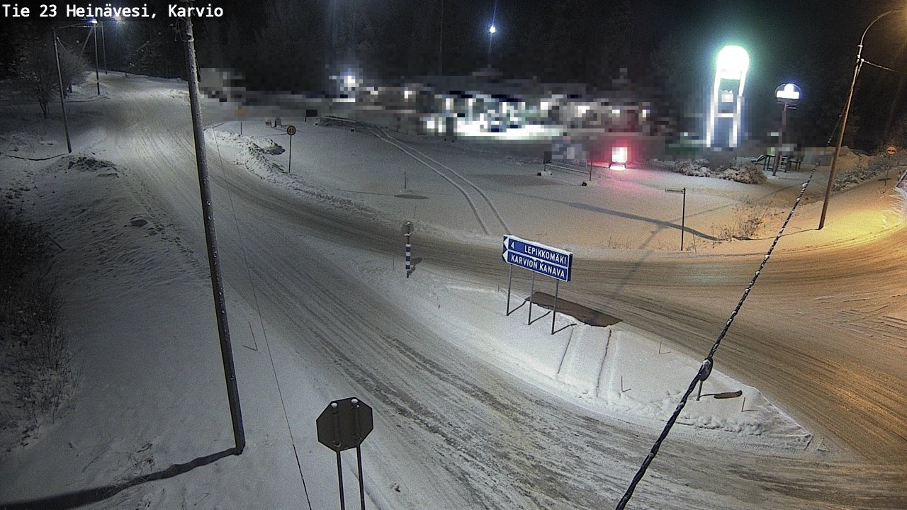 Weather Camera Image Road 23 Heinävesi, Karvio, Heinävesi, Pohjois-Karjala