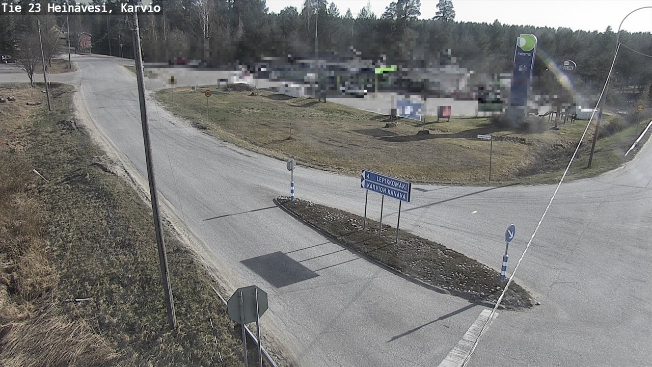 Weather Camera Image Road 23 Heinävesi, Karvio, Heinävesi, Pohjois-Karjala