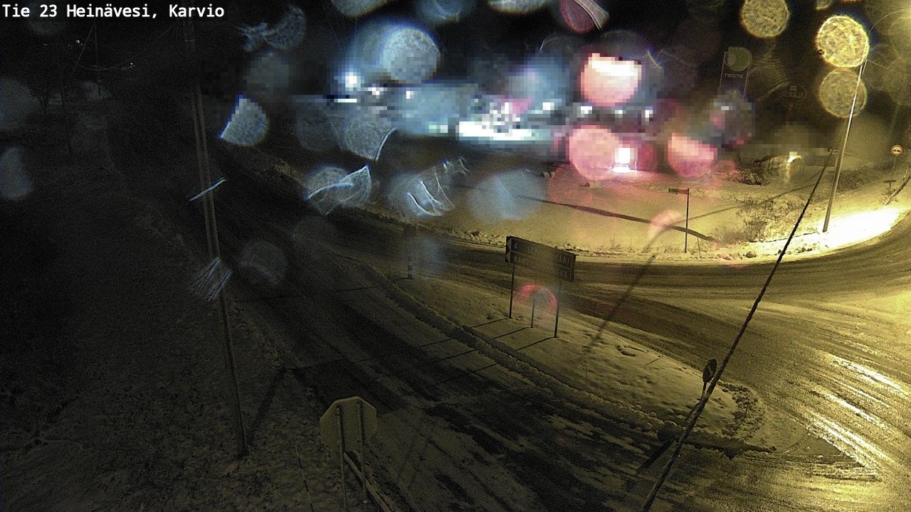 Weather Camera Image Väg 23 Heinävesi, Karvio, Heinävesi, Pohjois-Karjala