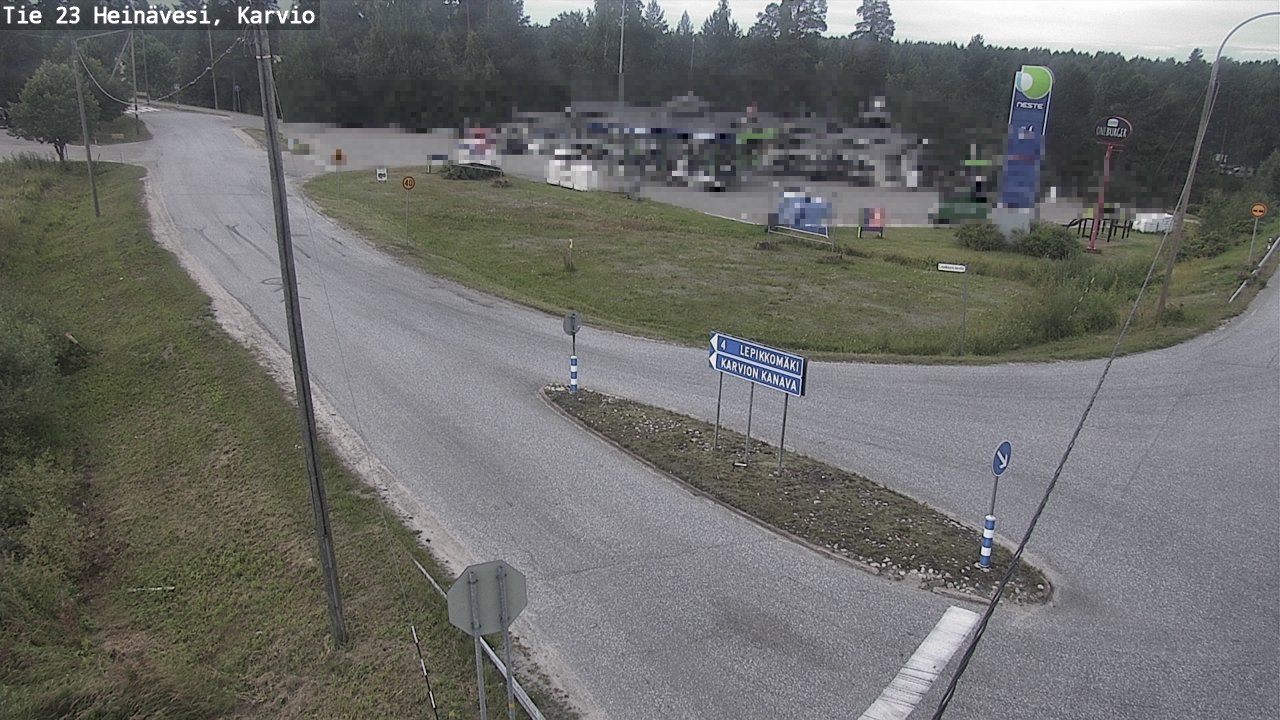 Weather Camera Image Road 23 Heinävesi, Karvio, Heinävesi, Pohjois-Karjala
