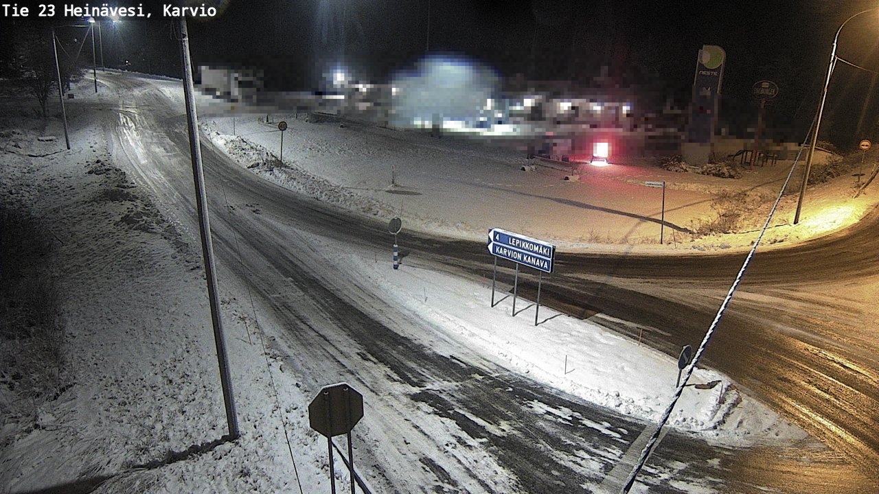 Weather Camera Image Väg 23 Heinävesi, Karvio, Heinävesi, Pohjois-Karjala