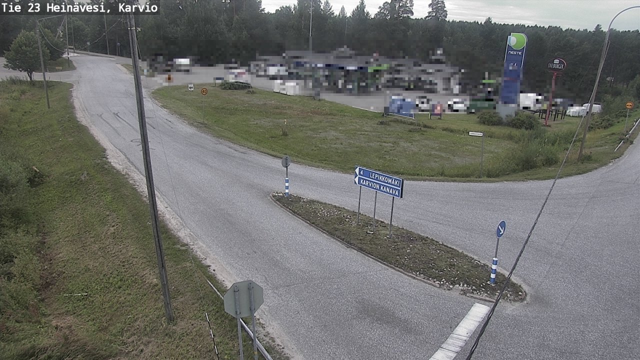 Weather Camera Image Road 23 Heinävesi, Karvio, Heinävesi, Pohjois-Karjala