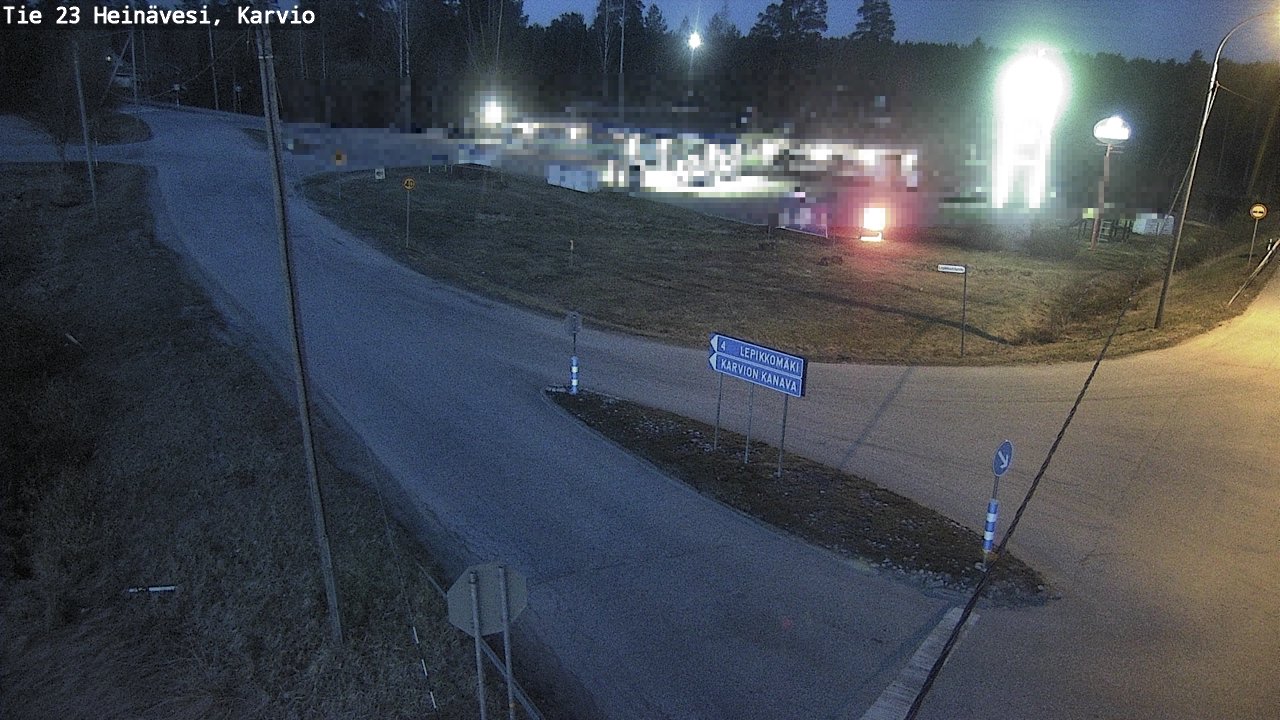 Weather Camera Image Road 23 Heinävesi, Karvio, Heinävesi, Pohjois-Karjala
