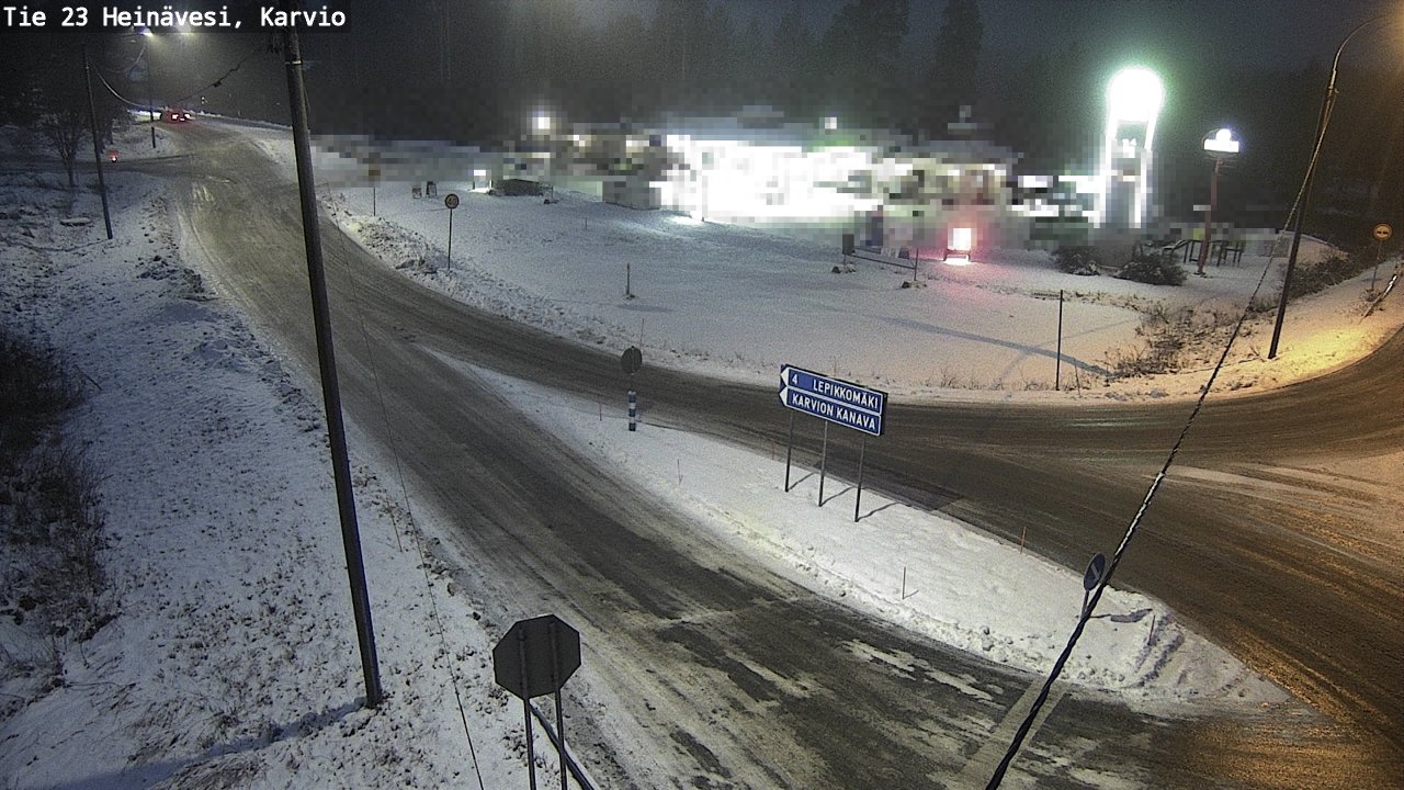 Weather Camera Image Väg 23 Heinävesi, Karvio, Heinävesi, Pohjois-Karjala