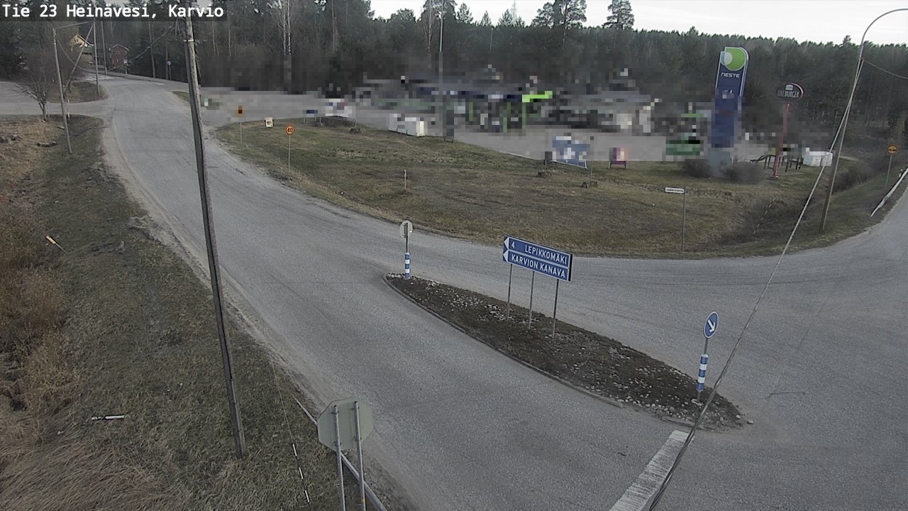 Weather Camera Image Road 23 Heinävesi, Karvio, Heinävesi, Pohjois-Karjala