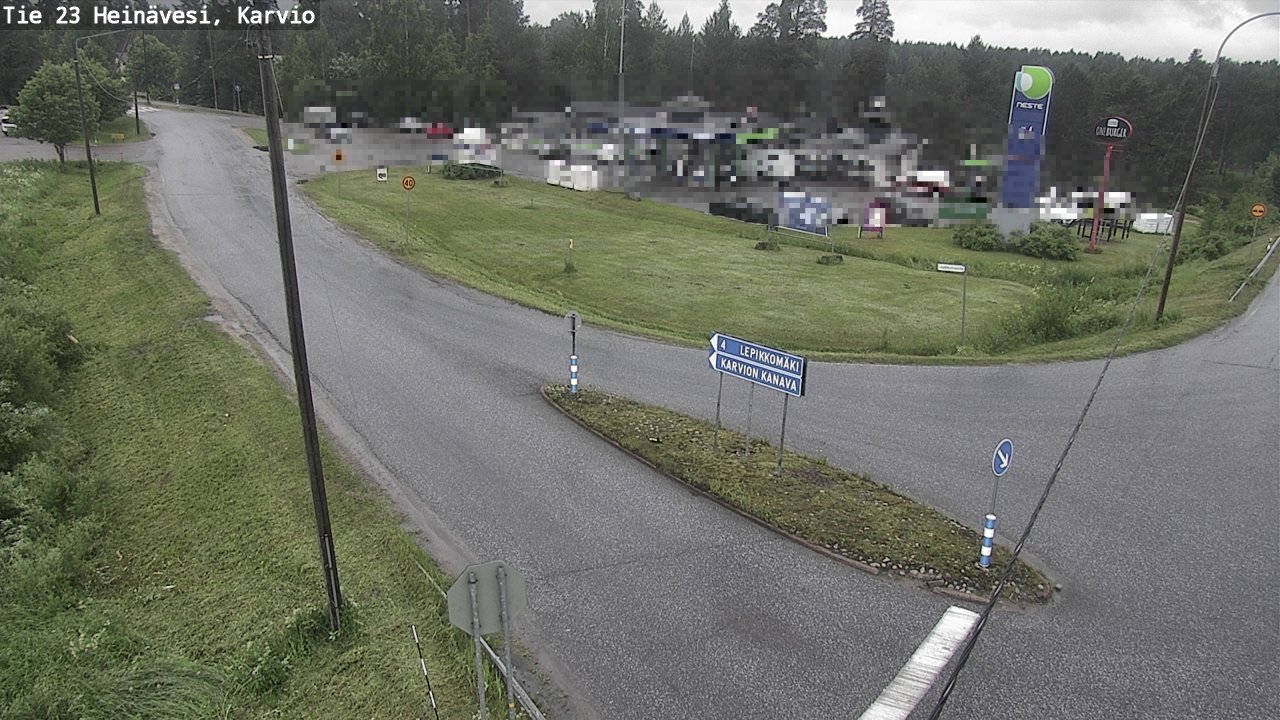 Weather Camera Image Road 23 Heinävesi, Karvio, Heinävesi, Pohjois-Karjala