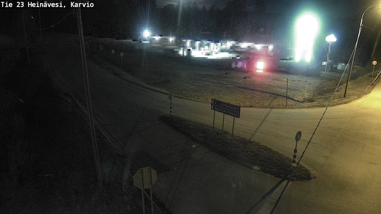 Weather Camera Image Road 23 Heinävesi, Karvio, Heinävesi, Pohjois-Karjala