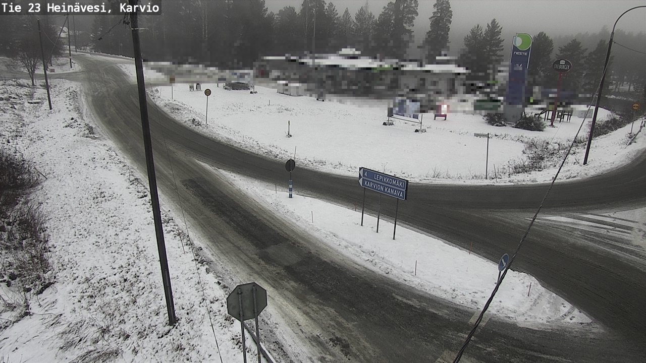 Weather Camera Image Väg 23 Heinävesi, Karvio, Heinävesi, Pohjois-Karjala