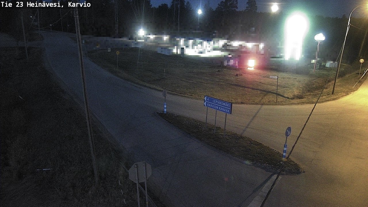 Weather Camera Image Road 23 Heinävesi, Karvio, Heinävesi, Pohjois-Karjala