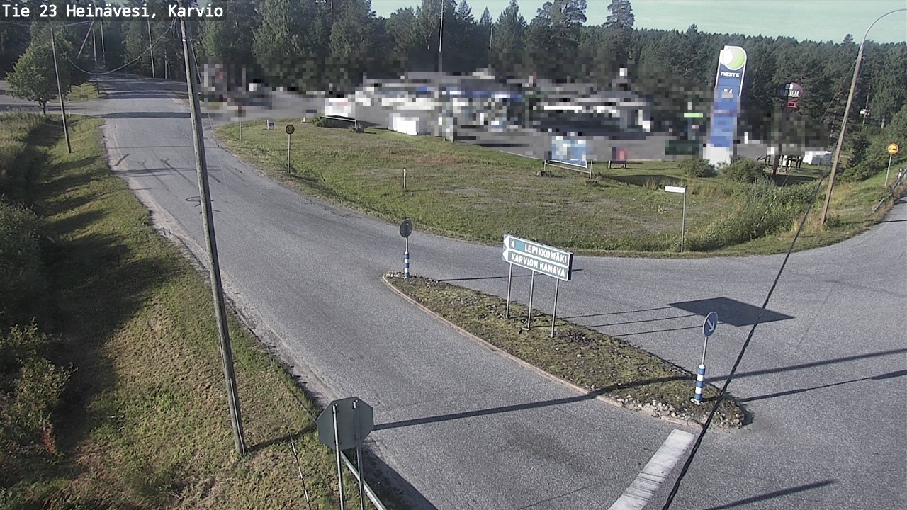 Weather Camera Image Road 23 Heinävesi, Karvio, Heinävesi, Pohjois-Karjala