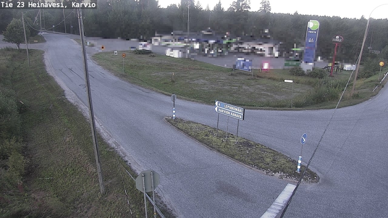 Weather Camera Image Road 23 Heinävesi, Karvio, Heinävesi, Pohjois-Karjala