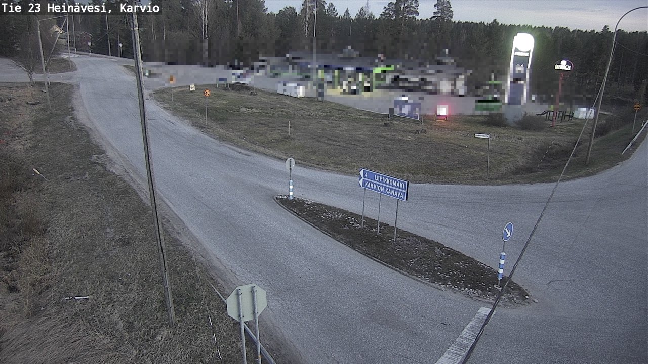 Weather Camera Image Road 23 Heinävesi, Karvio, Heinävesi, Pohjois-Karjala