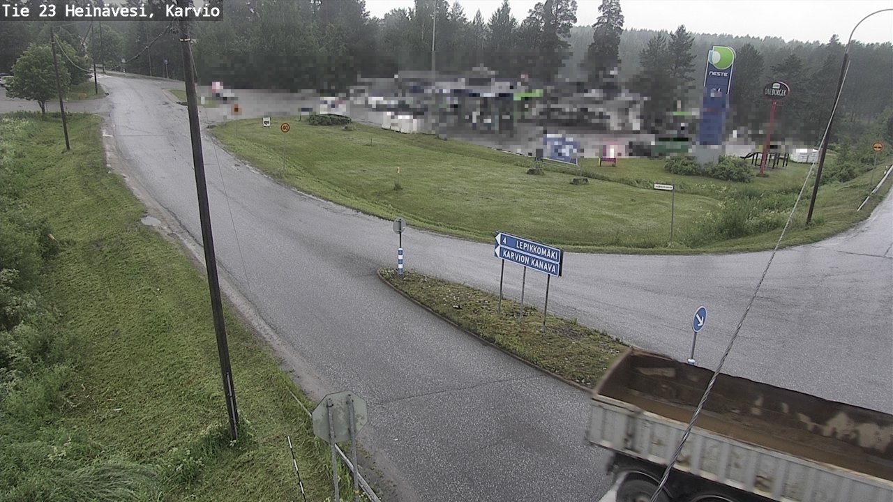 Weather Camera Image Road 23 Heinävesi, Karvio, Heinävesi, Pohjois-Karjala
