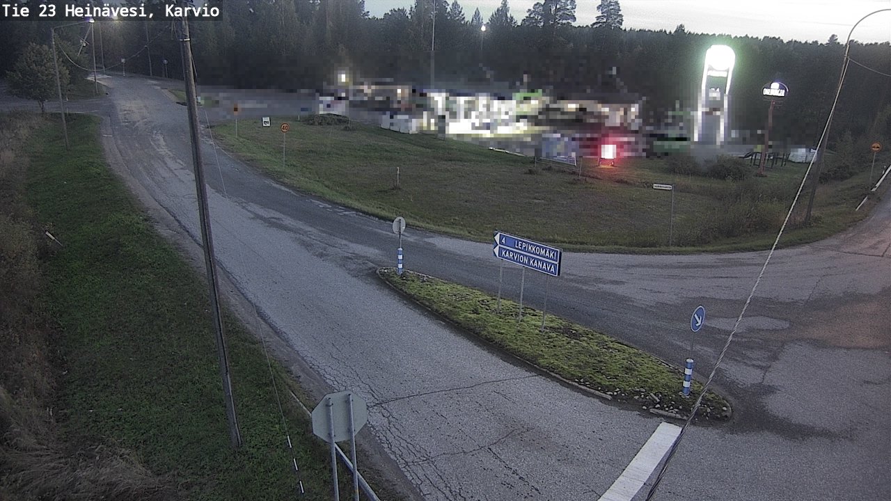 Weather Camera Image Road 23 Heinävesi, Karvio, Heinävesi, Pohjois-Karjala