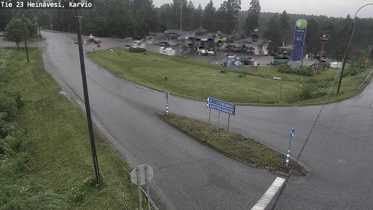 Weather Camera Image Road 23 Heinävesi, Karvio, Heinävesi, Pohjois-Karjala