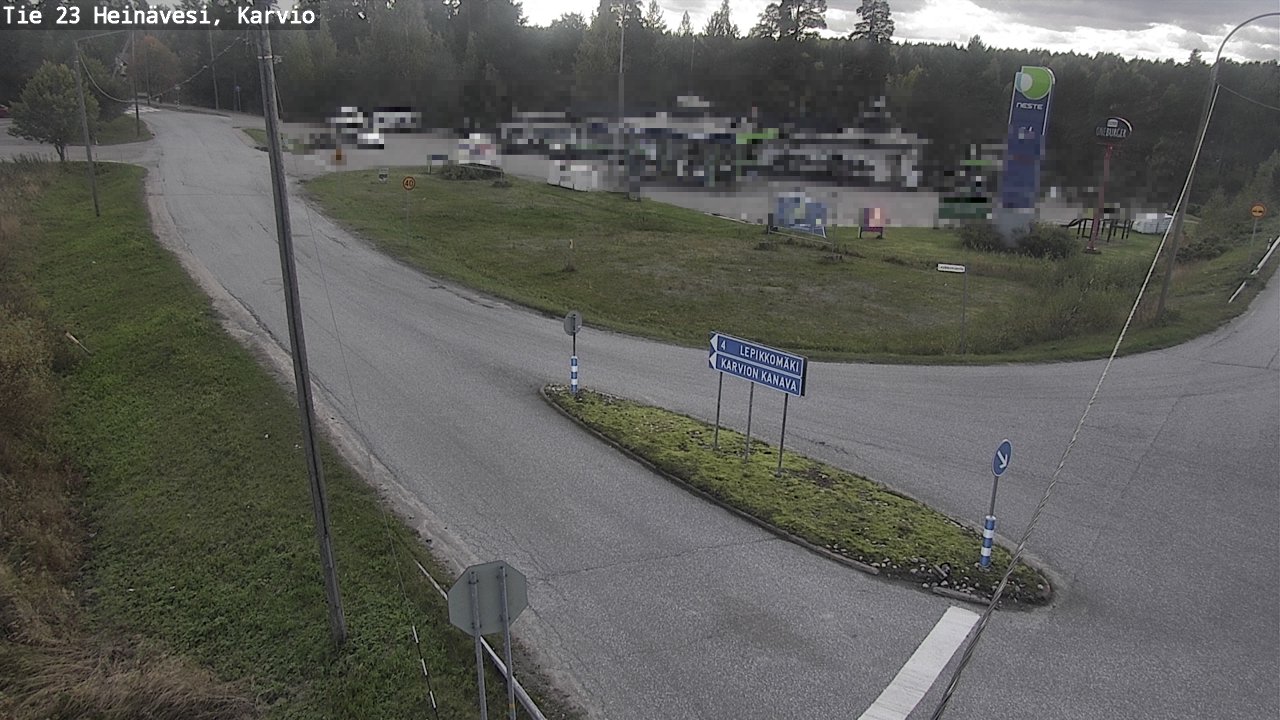 Weather Camera Image Road 23 Heinävesi, Karvio, Heinävesi, Pohjois-Karjala
