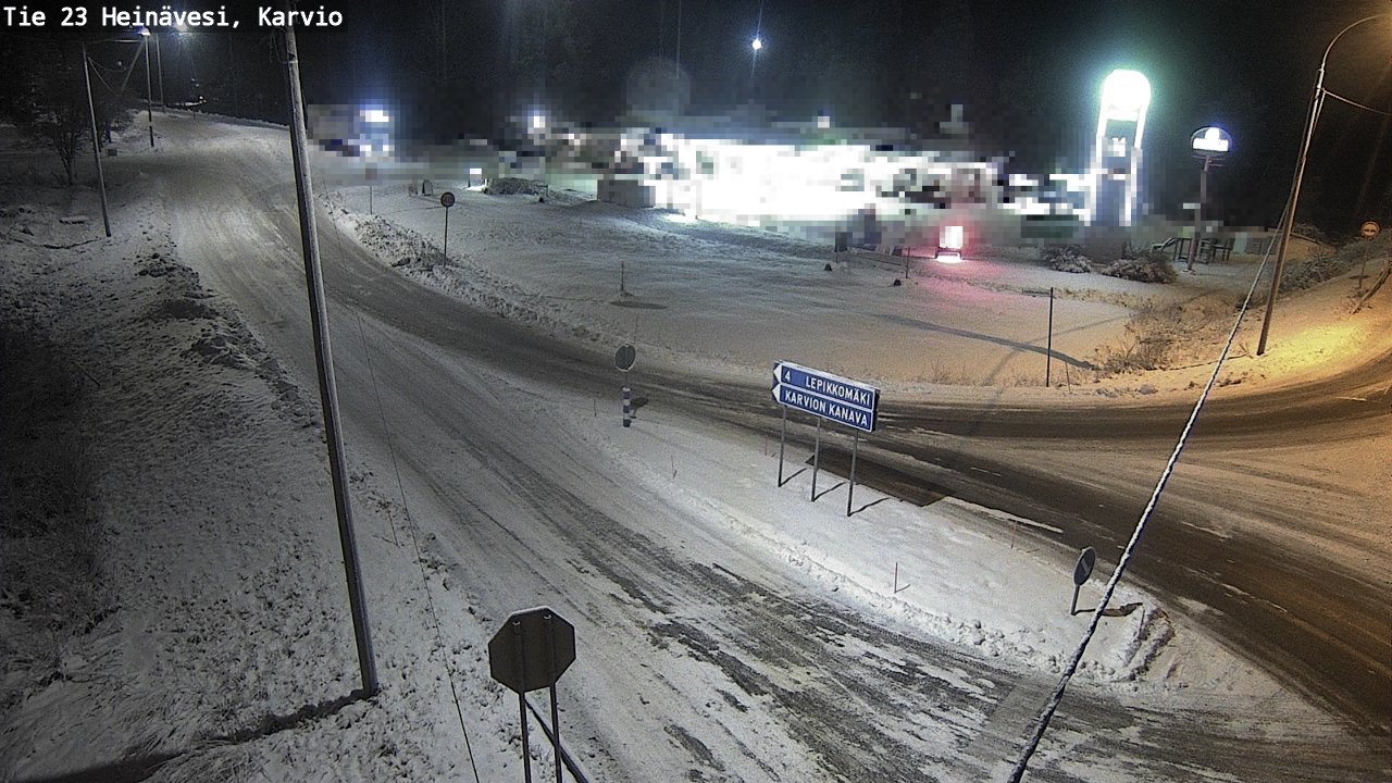 Weather Camera Image Väg 23 Heinävesi, Karvio, Heinävesi, Pohjois-Karjala
