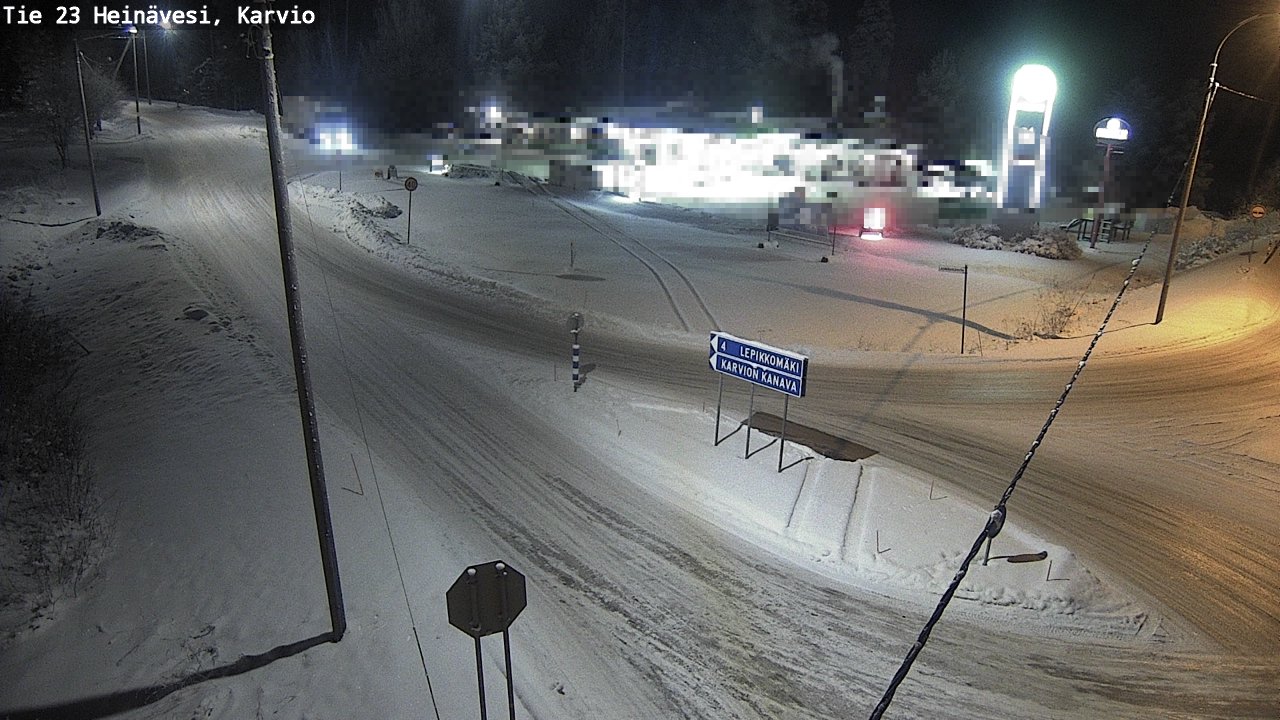 Weather Camera Image Road 23 Heinävesi, Karvio, Heinävesi, Pohjois-Karjala