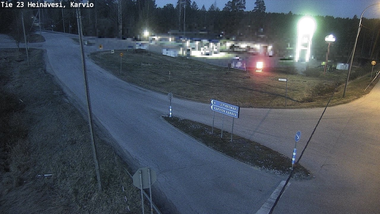 Weather Camera Image Road 23 Heinävesi, Karvio, Heinävesi, Pohjois-Karjala
