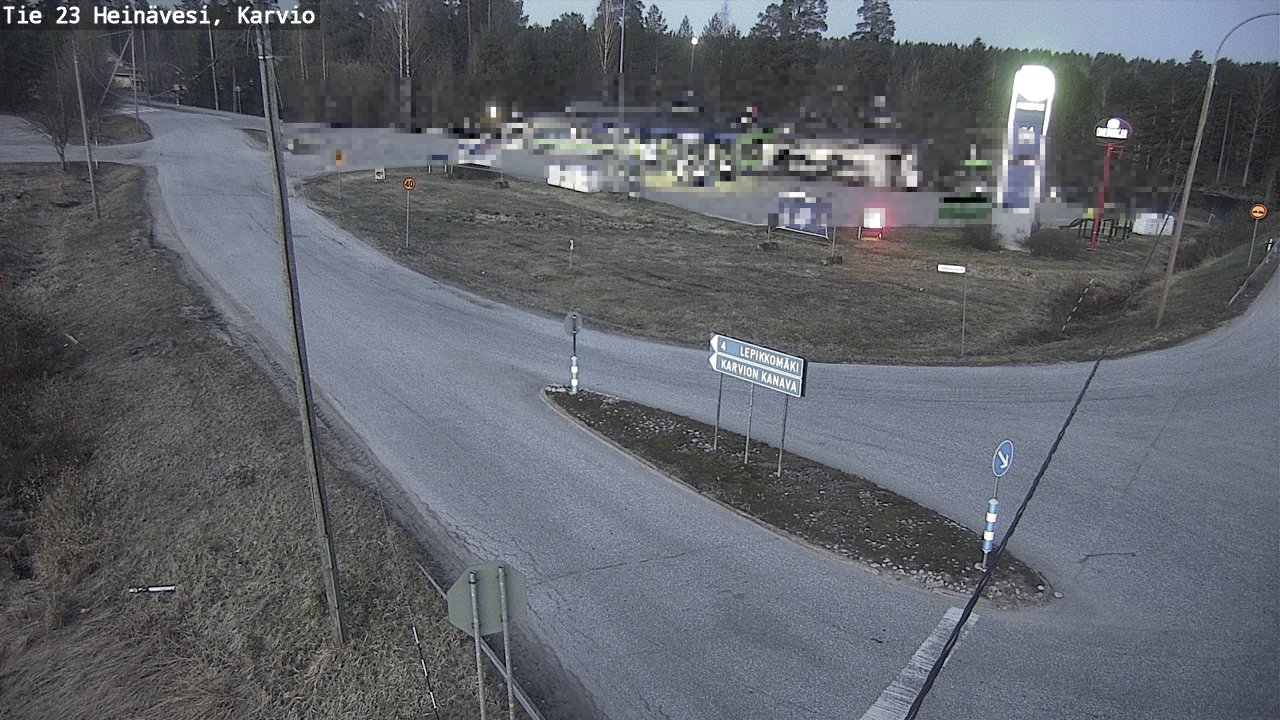 Weather Camera Image Road 23 Heinävesi, Karvio, Heinävesi, Pohjois-Karjala