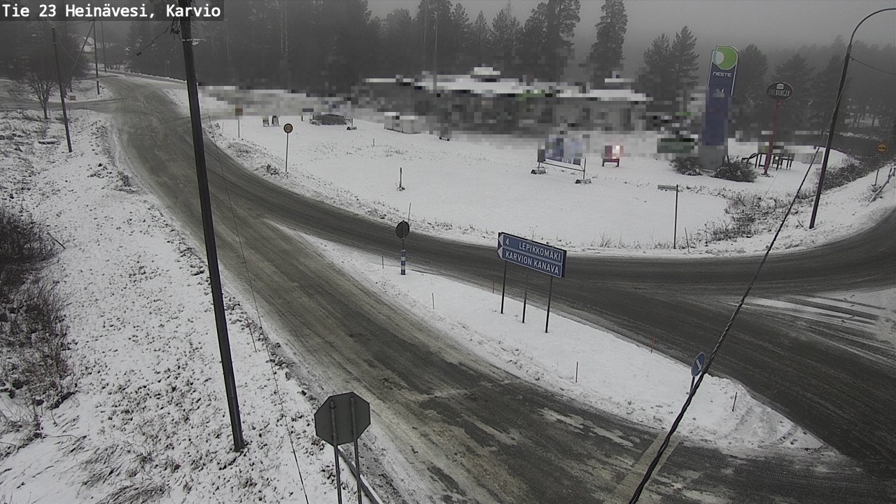 Weather Camera Image Väg 23 Heinävesi, Karvio, Heinävesi, Pohjois-Karjala