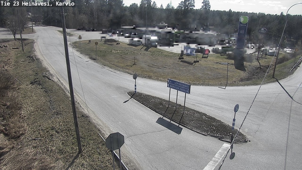Weather Camera Image Road 23 Heinävesi, Karvio, Heinävesi, Pohjois-Karjala