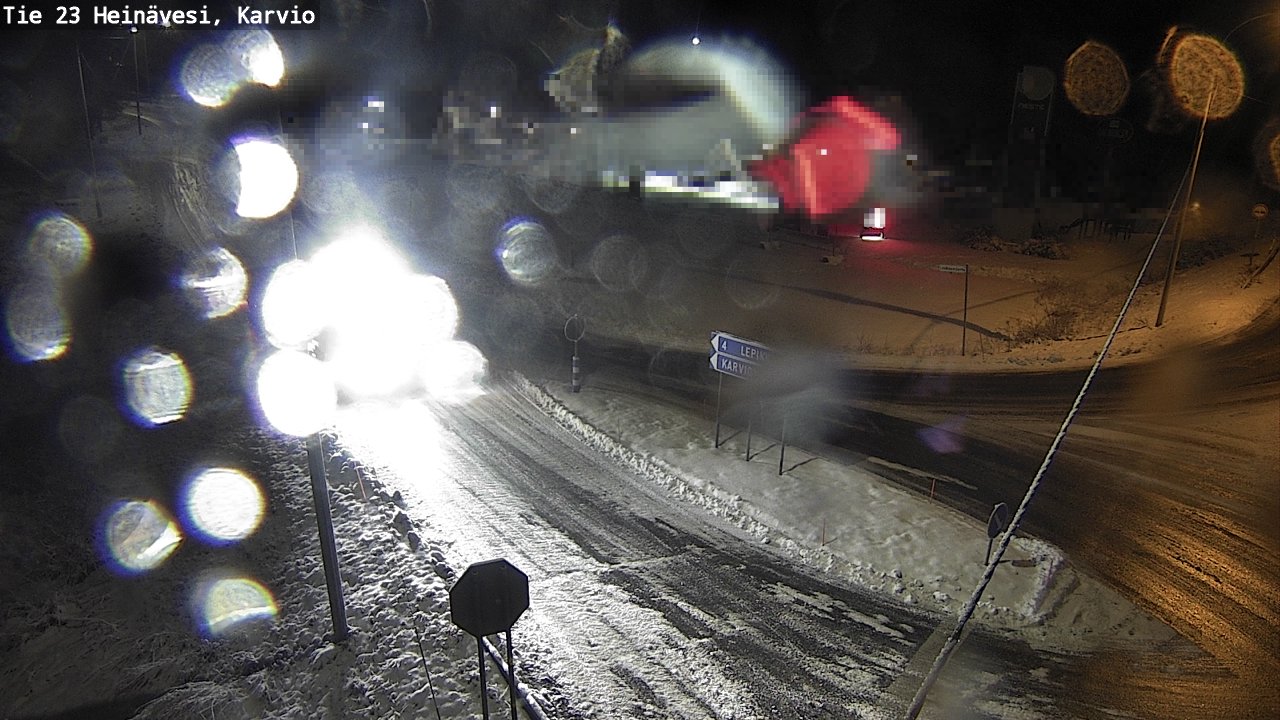 Weather Camera Image Väg 23 Heinävesi, Karvio, Heinävesi, Pohjois-Karjala