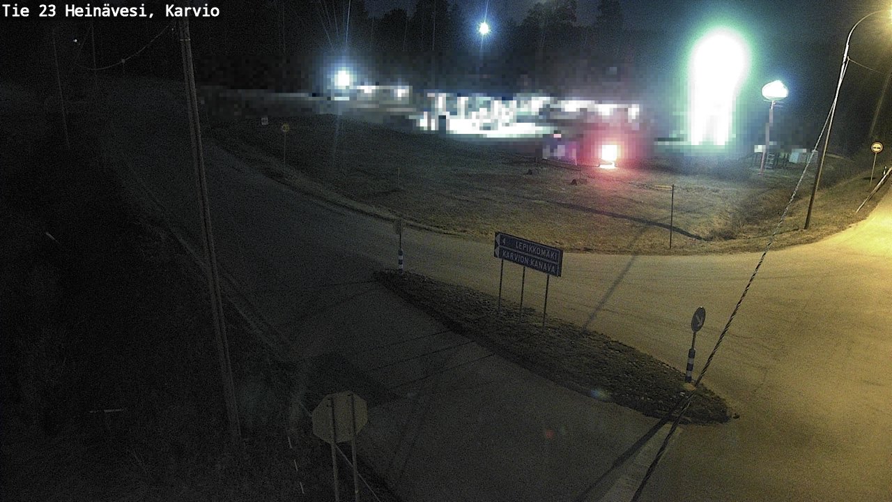 Weather Camera Image Road 23 Heinävesi, Karvio, Heinävesi, Pohjois-Karjala