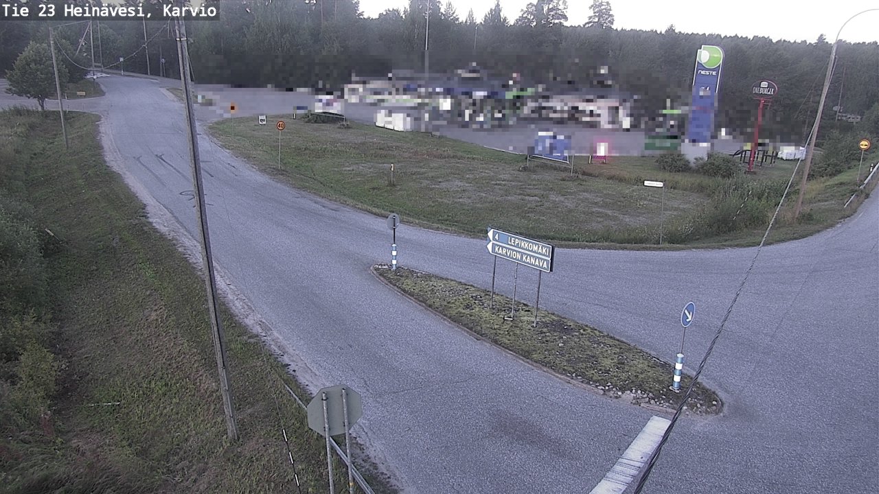 Weather Camera Image Road 23 Heinävesi, Karvio, Heinävesi, Pohjois-Karjala