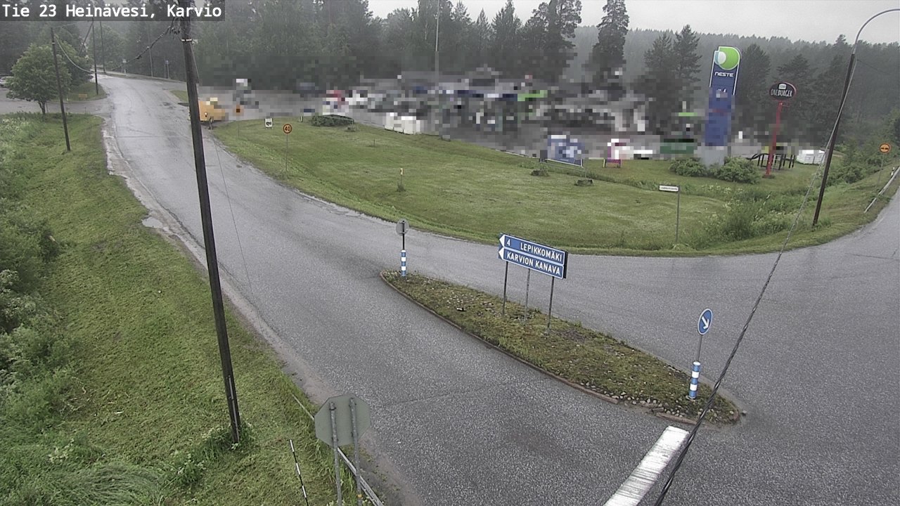 Weather Camera Image Road 23 Heinävesi, Karvio, Heinävesi, Pohjois-Karjala