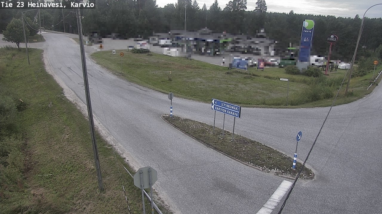 Weather Camera Image Road 23 Heinävesi, Karvio, Heinävesi, Pohjois-Karjala