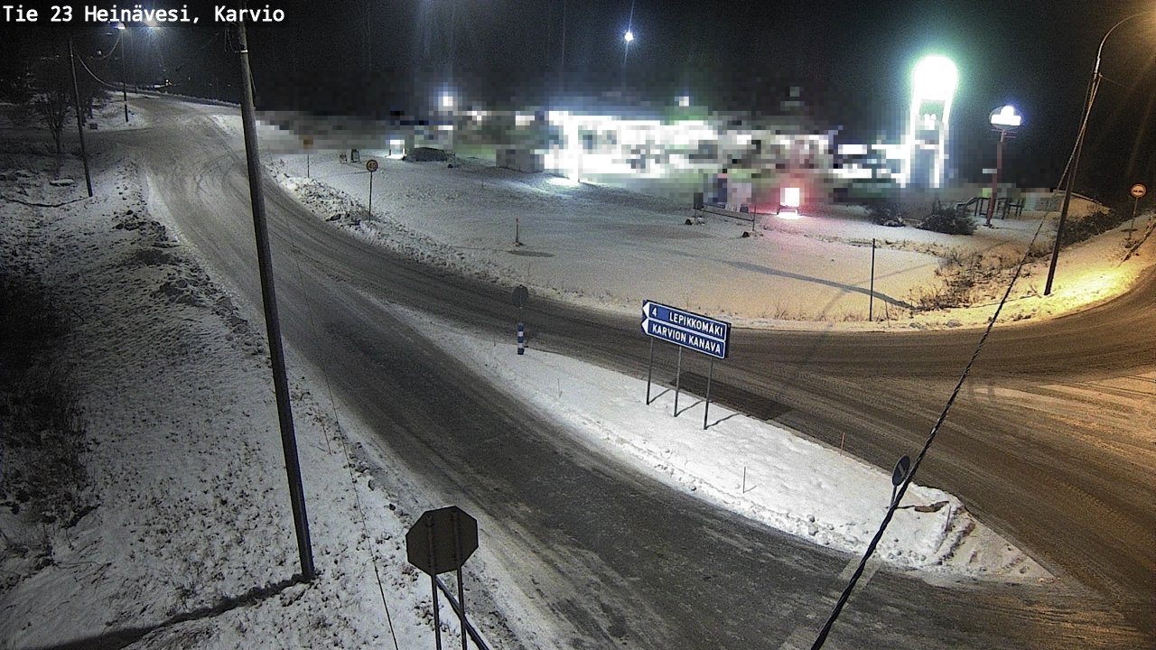 Weather Camera Image Väg 23 Heinävesi, Karvio, Heinävesi, Pohjois-Karjala