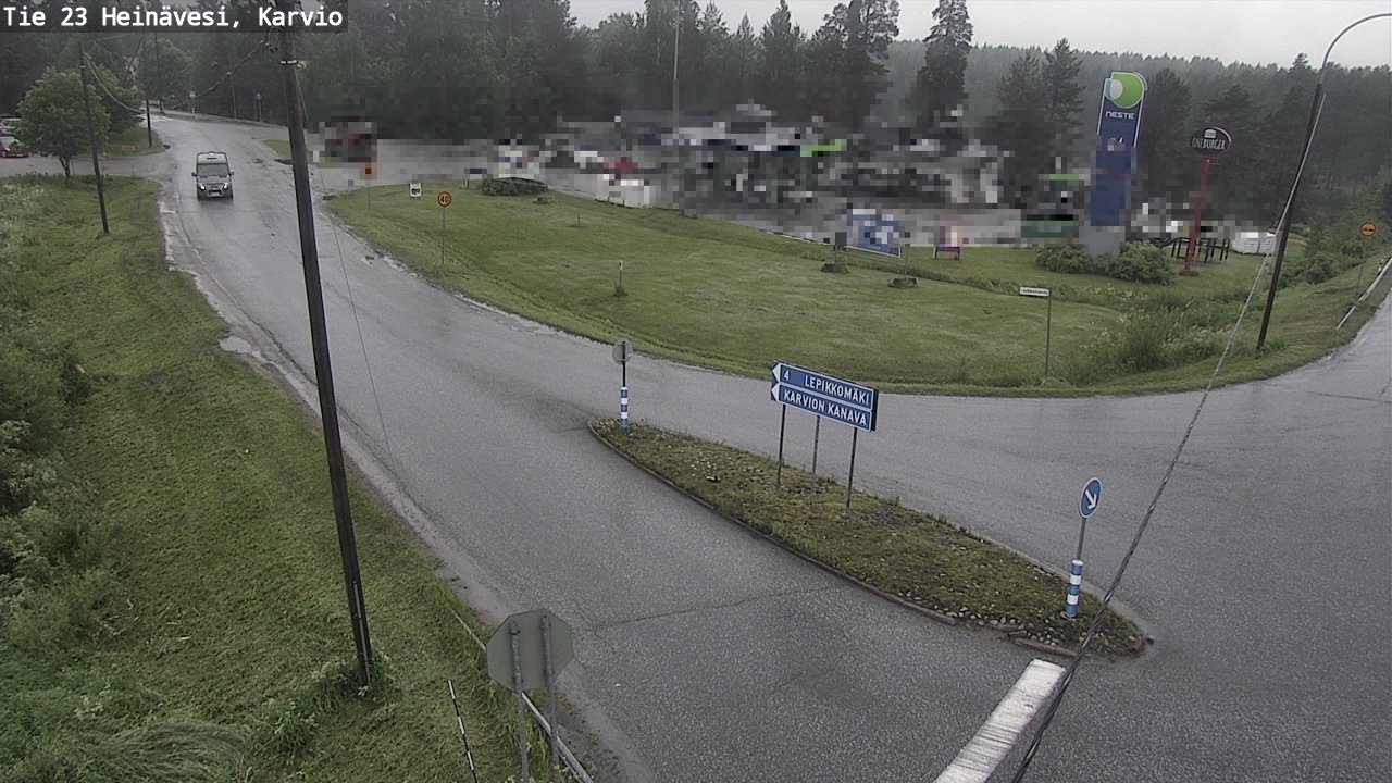 Weather Camera Image Road 23 Heinävesi, Karvio, Heinävesi, Pohjois-Karjala