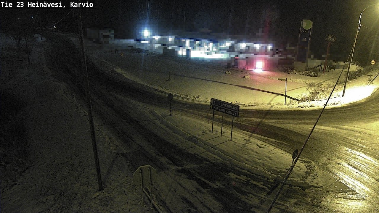 Weather Camera Image Väg 23 Heinävesi, Karvio, Heinävesi, Pohjois-Karjala