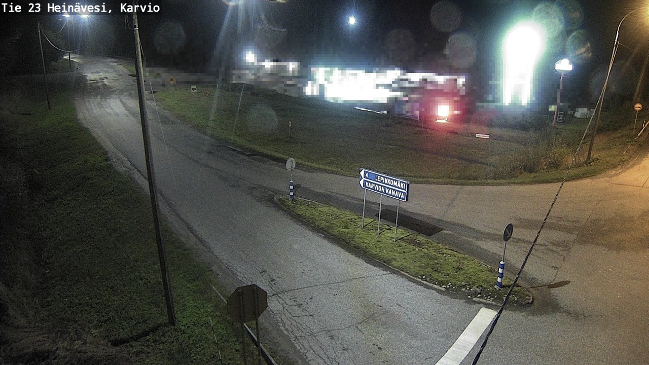 Weather Camera Image Road 23 Heinävesi, Karvio, Heinävesi, Pohjois-Karjala
