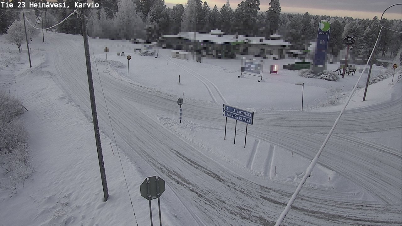 Kelikamerat Kuva Tie 23 Heinävesi, Karvio, Heinävesi, Pohjois-Karjala