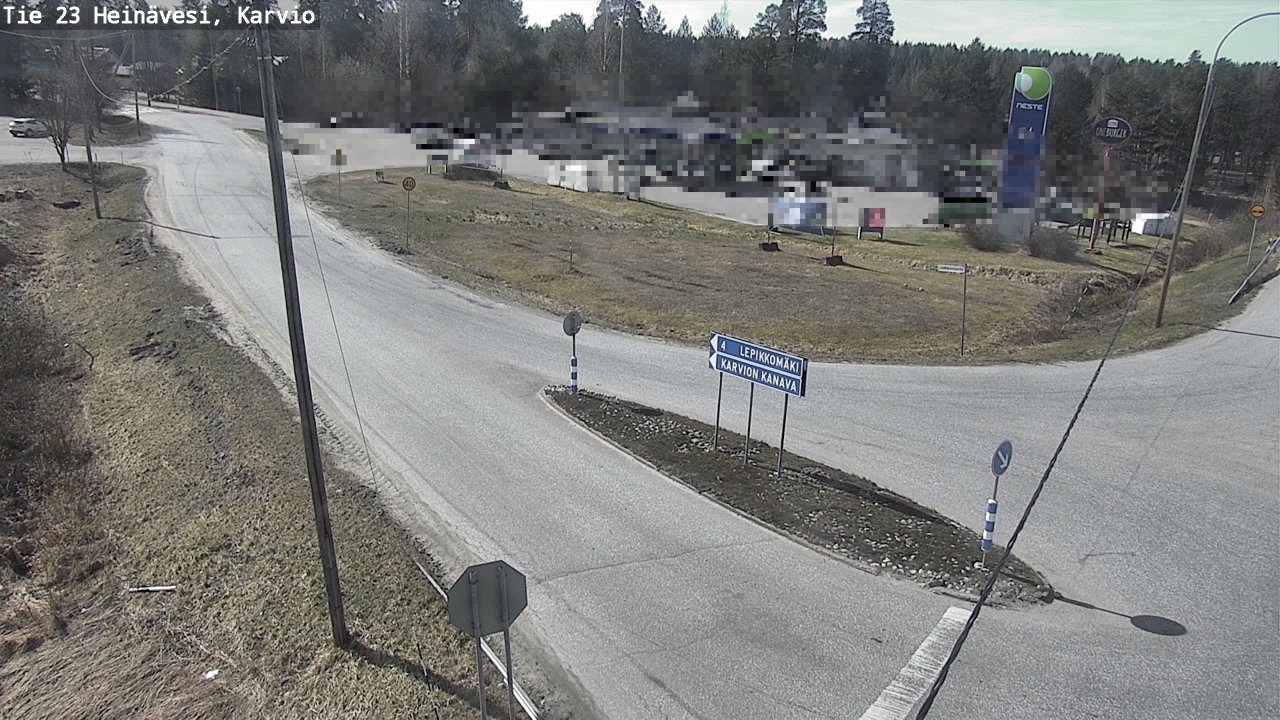 Weather Camera Image Road 23 Heinävesi, Karvio, Heinävesi, Pohjois-Karjala