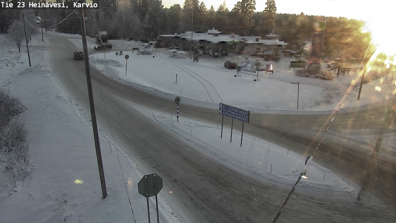 Kelikamerat Kuva Tie 23 Heinävesi, Karvio, Heinävesi, Pohjois-Karjala