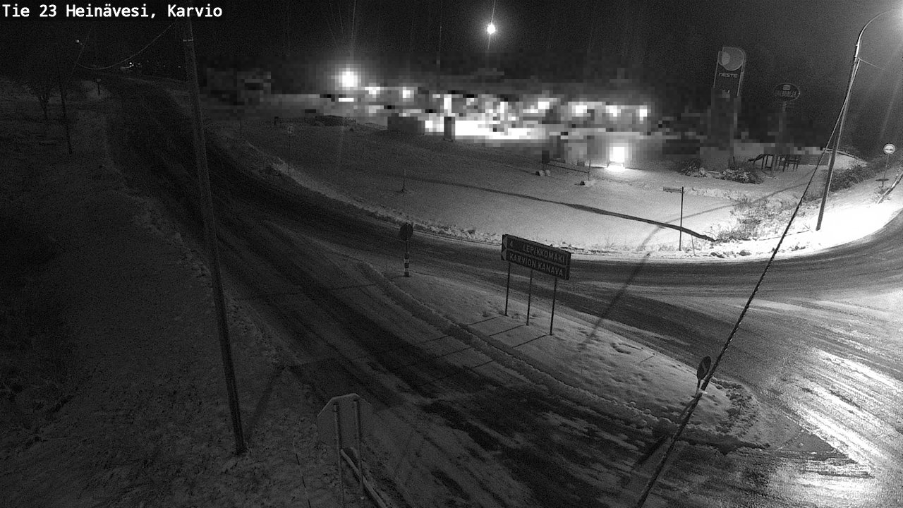 Weather Camera Image Väg 23 Heinävesi, Karvio, Heinävesi, Pohjois-Karjala