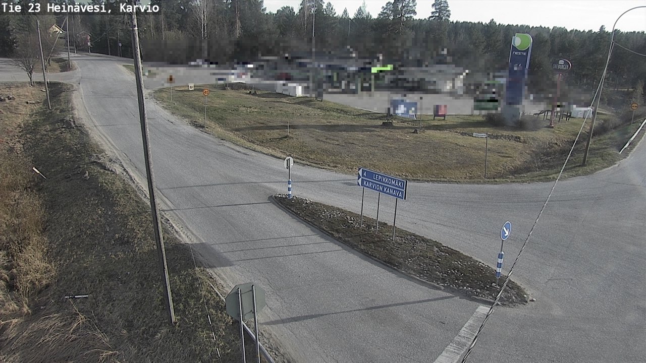 Weather Camera Image Road 23 Heinävesi, Karvio, Heinävesi, Pohjois-Karjala