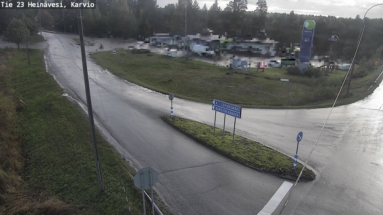 Weather Camera Image Road 23 Heinävesi, Karvio, Heinävesi, Pohjois-Karjala