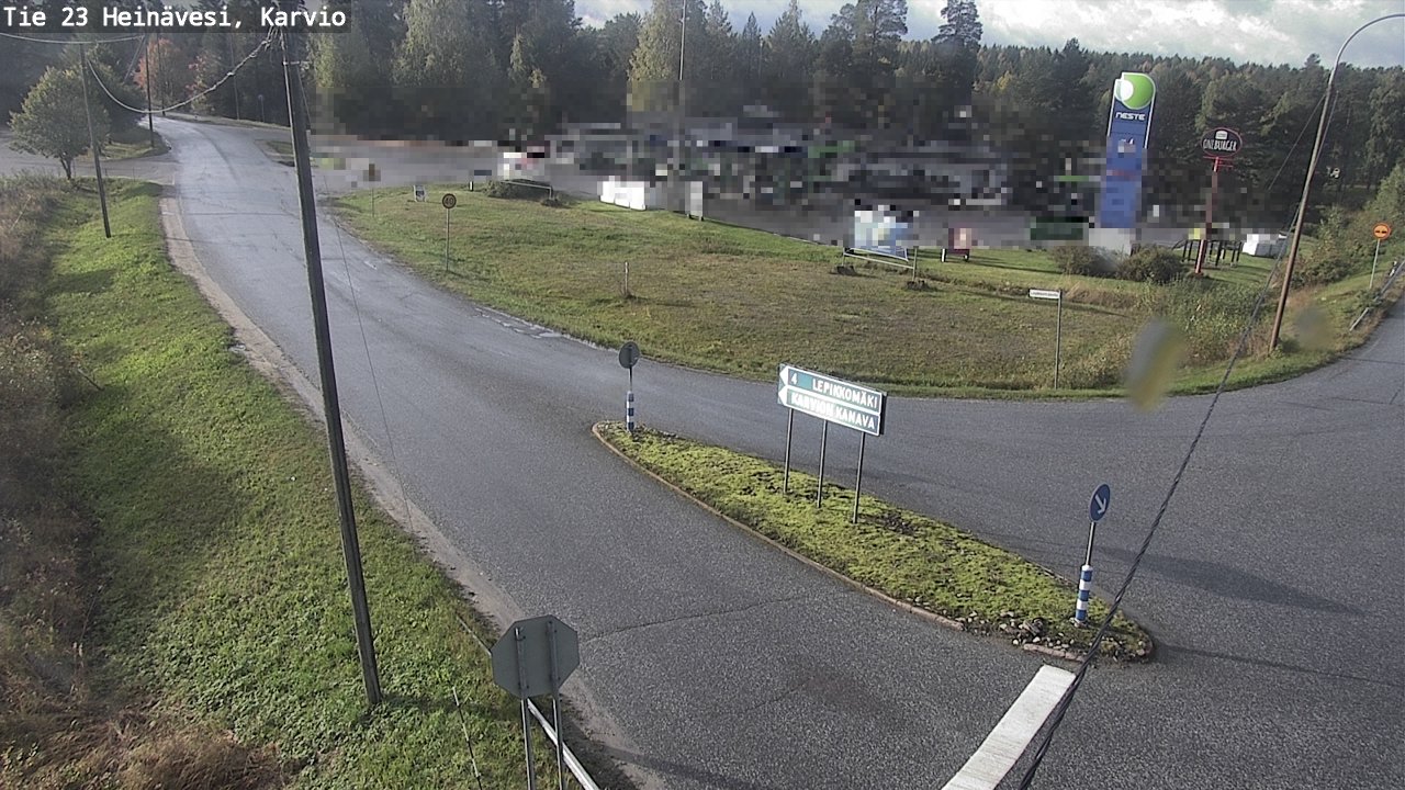 Weather Camera Image Road 23 Heinävesi, Karvio, Heinävesi, Pohjois-Karjala