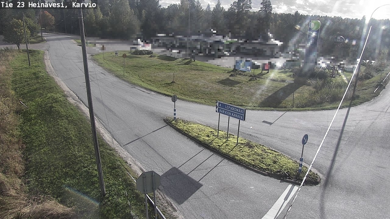 Weather Camera Image Road 23 Heinävesi, Karvio, Heinävesi, Pohjois-Karjala